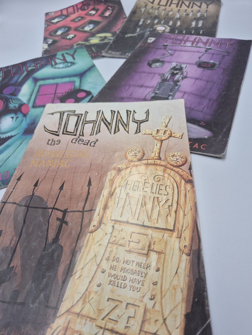 5 Johnny Comic Books